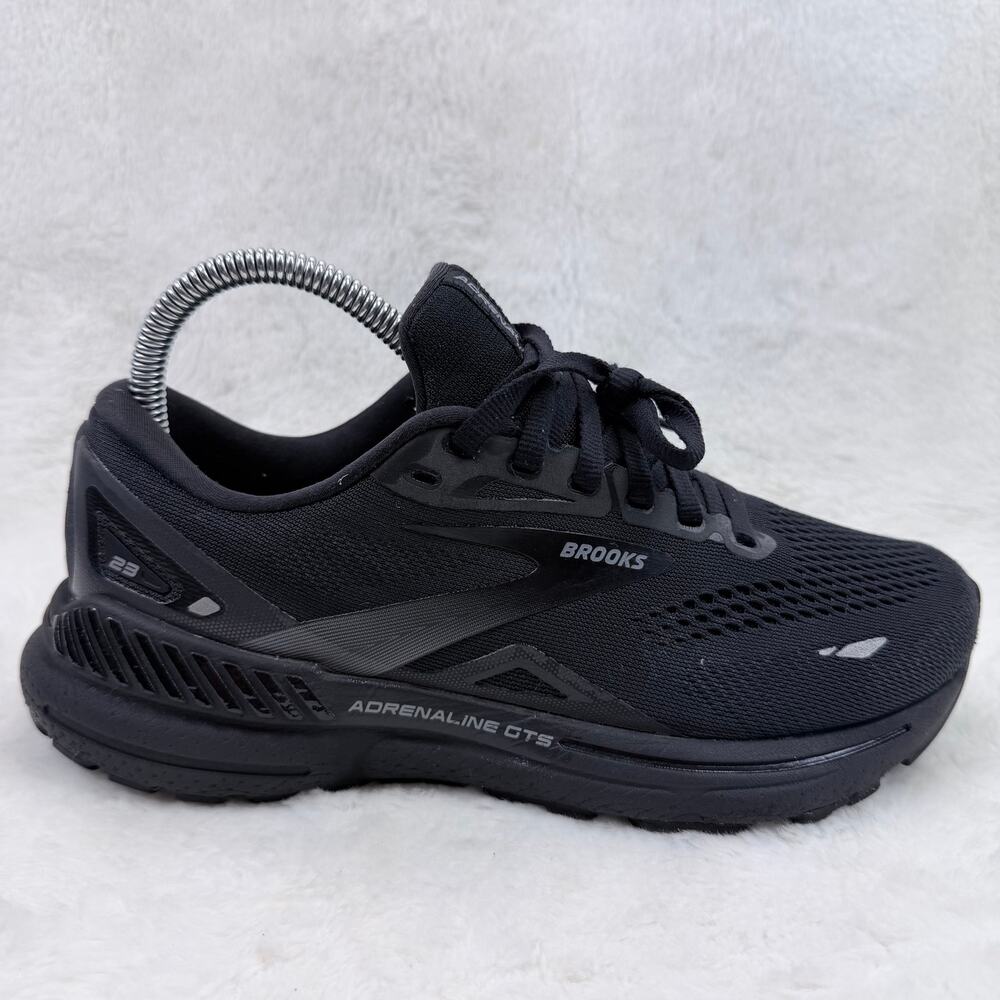 Brooks Adrenaline GTS 23 Womens Running Shoes Black Size 7 Wide Support Shoe